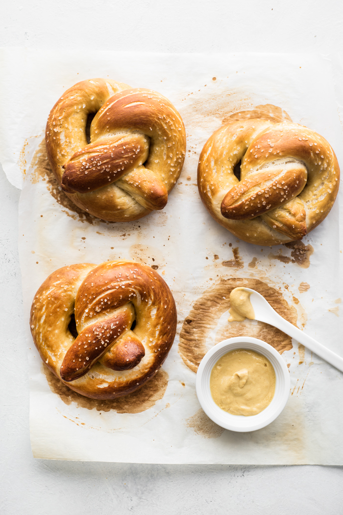 Homemade Soft Pretzels - A perfect snack or makes a great sandwich! 