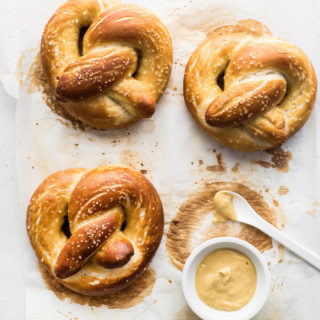 Homemade Soft Pretzels - A perfect snack or makes a great sandwich!