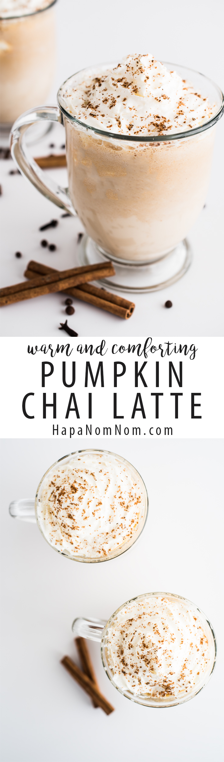 Warm and Comforting Pumpkin Chai Latte
