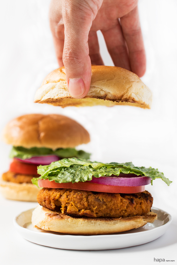 Even if you're not a vegetarian you're going to love these Ethiopian Red Lentil Burgers! They're packed with a ton of bold spices, moist, satisfying, and healthy! What's not to love?