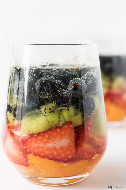With all of this fruit, you'll feel good about brunch with these Rainbow Spritzers.