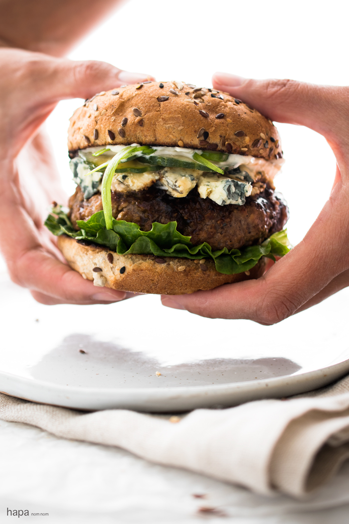 Perfect for summer grilling, these Teriyaki Burgers are juicy and loaded with flavor! 
