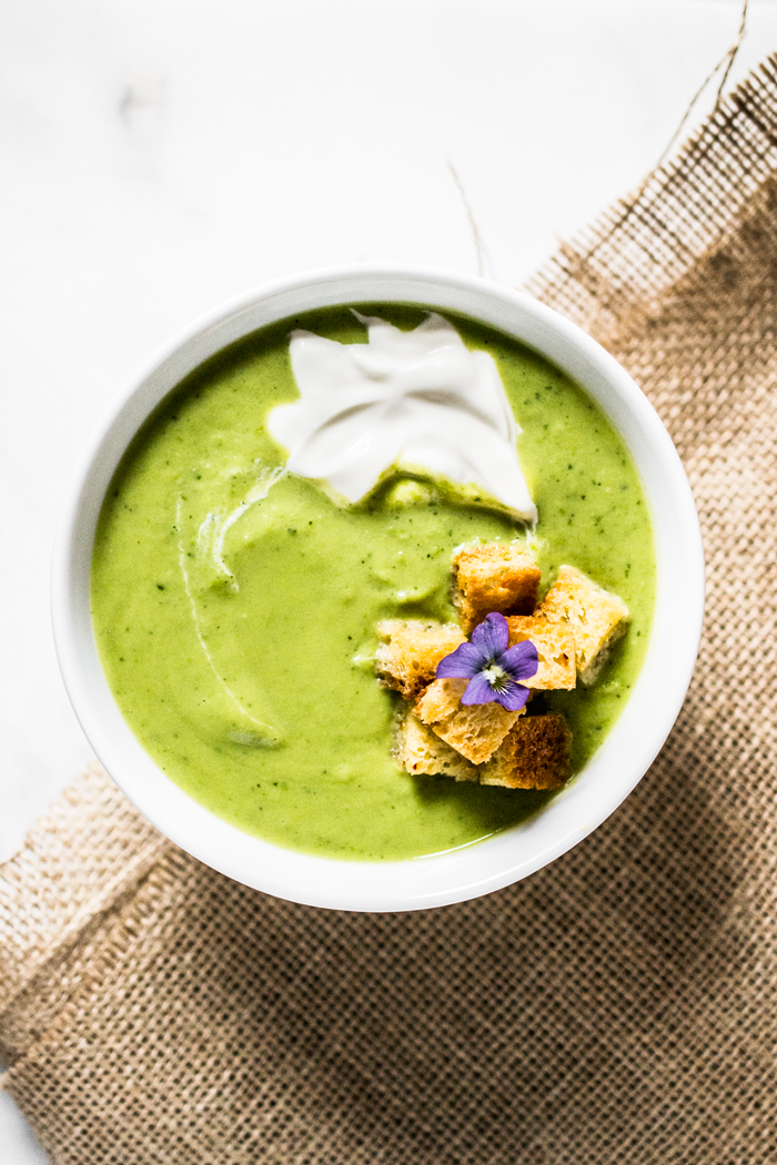 Barefoot Contessa's Fresh Pea Soup Recipe 