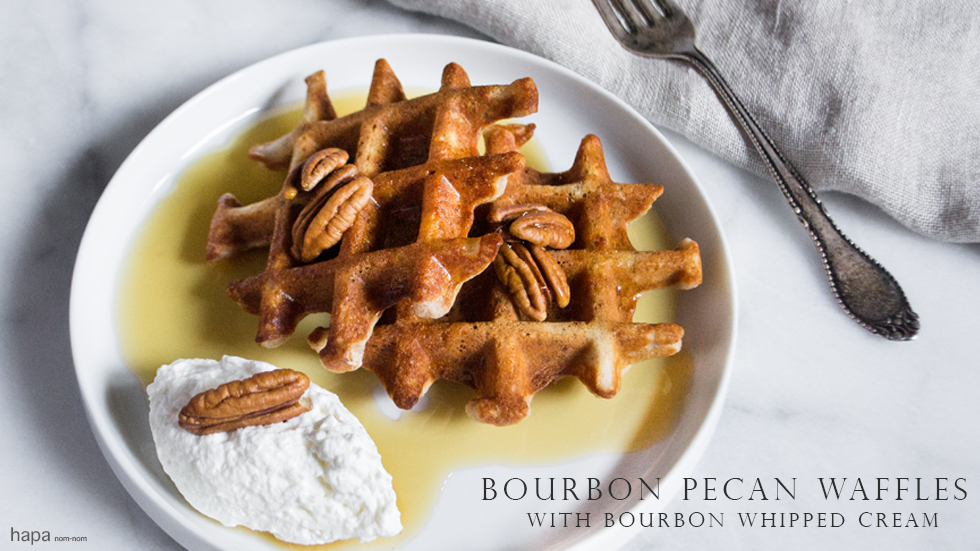 Bourbon Pecan Waffles