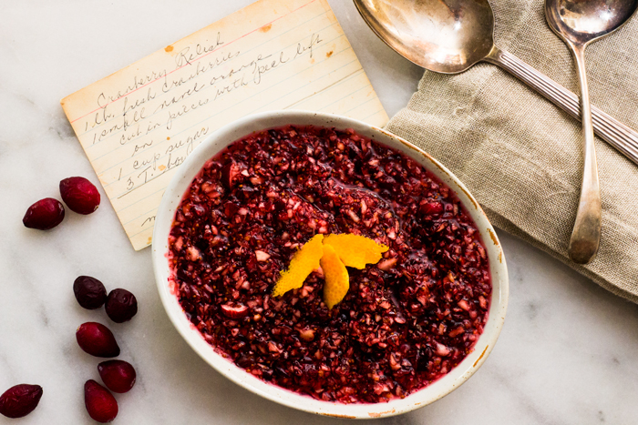Super quick and easy Cranberry Relish