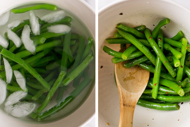 Green Beans Collage