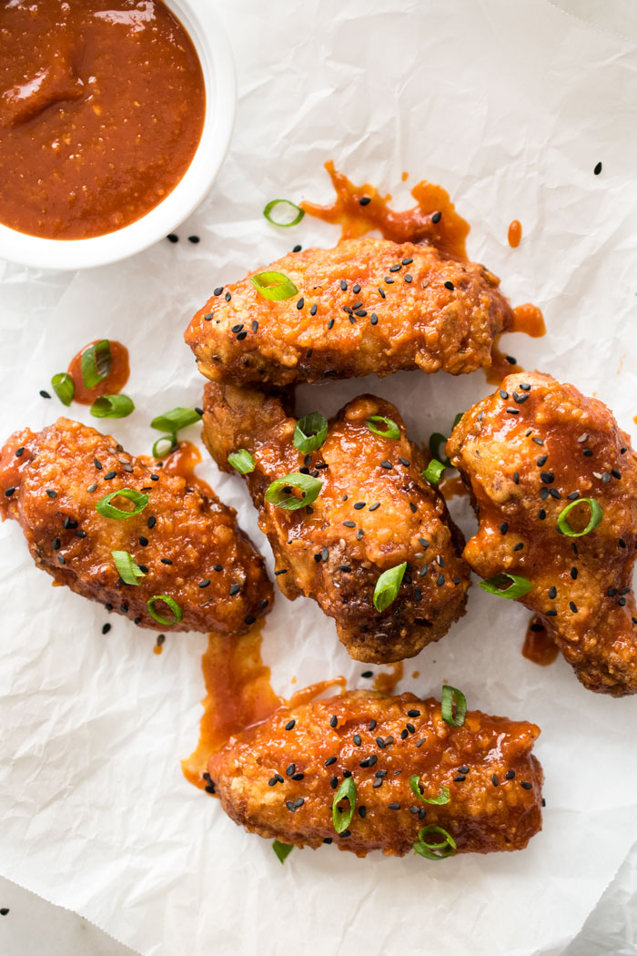 Korean Fried Chicken Wings - A Petite Mama