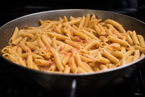 Penne alla Vodka is a fantastic weeknight meal that can be on the table in about 20-25 minutes! It's sure to please everyone.