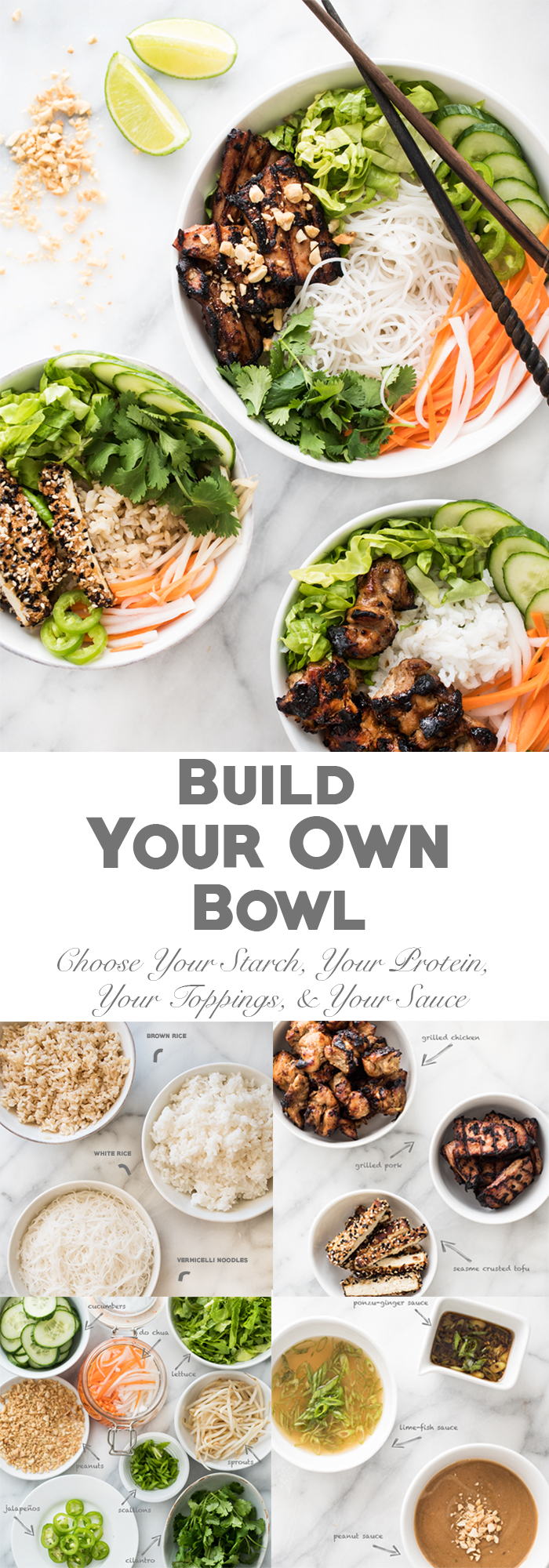 Entertaining? Let your guests build their own bowl!