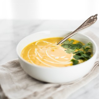 Super Creamy Mulligatawny Soup. So good, you can't put down the spoon!