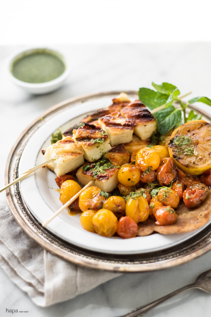 Halloumi skewers clearance