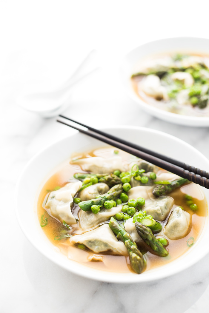 Vegan Wonton Soup Recipe With Tofu Filling