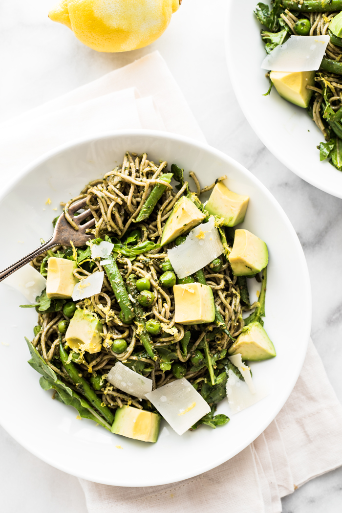 This delicious soba noodle salad with a walnut pesto packs in the nutrients and leaves you feeling satisfied.