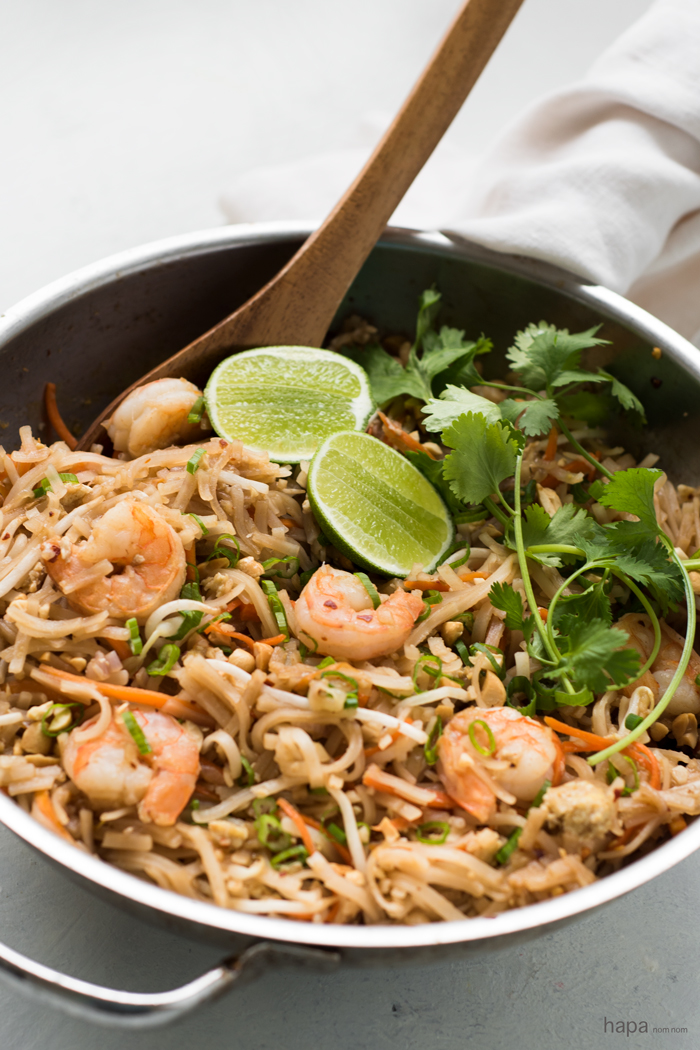 Full of perfectly balanced, complex flavors, with lots of easy to find ingredients - this Shrimp Pad Thai is great for the everyday home cook!